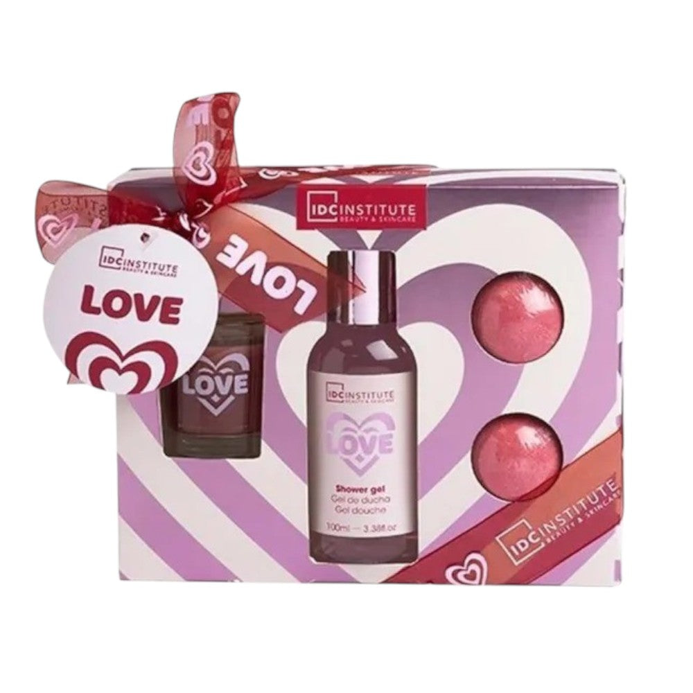 IDC InstituteIDC Institute In Love Beauty 4Τμχ- Shower Gel, Κερί, 2 Bath Bombspapell.gr